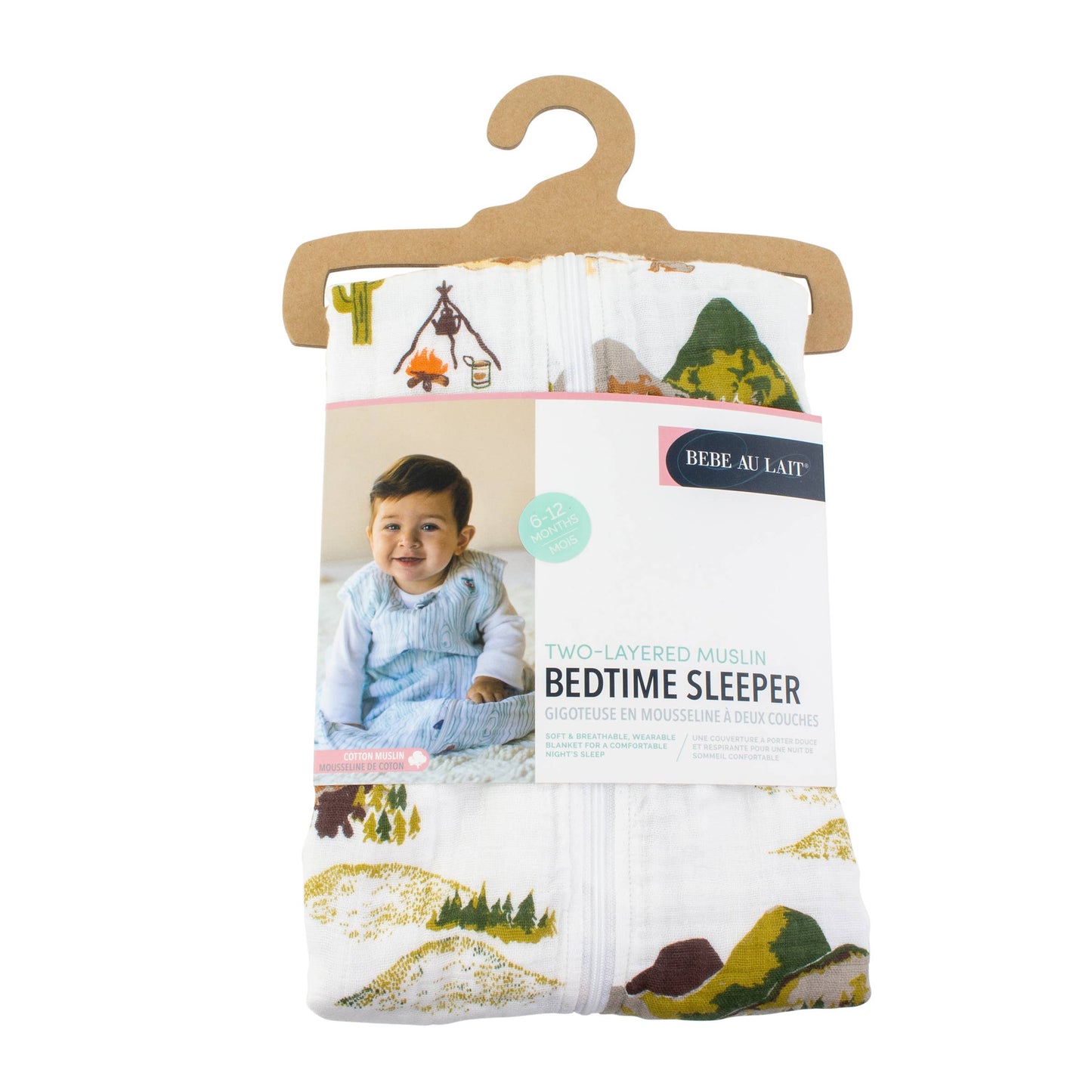 Wyoming Classic Muslin Sleeper 6-12M