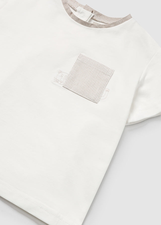 Boy's Mayoral T-Shirt - Navy or Natural