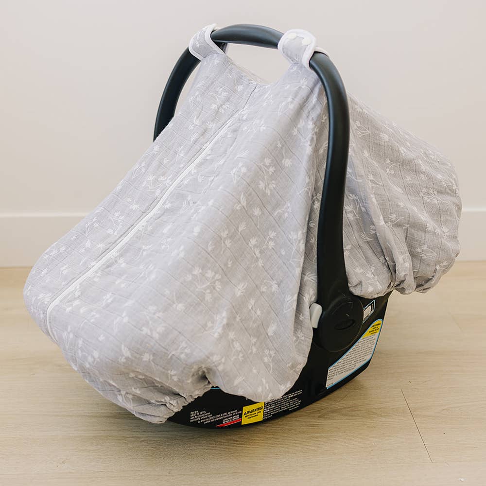 Prairie Cotton Muslin Car Seat Cover