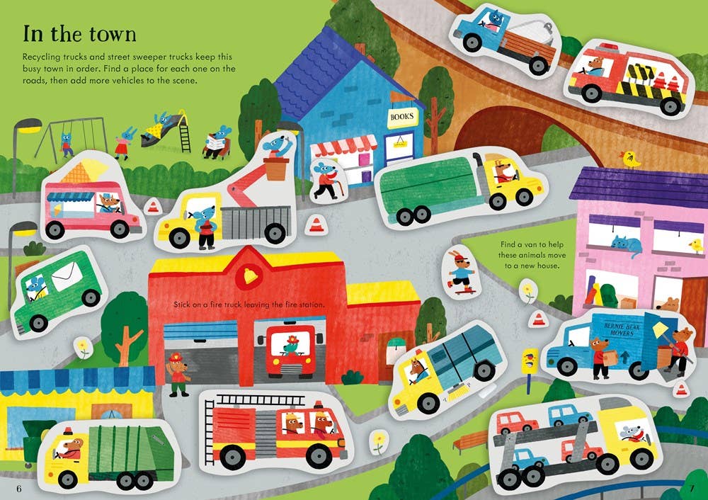 Little First Stickers Tractors And Trucks