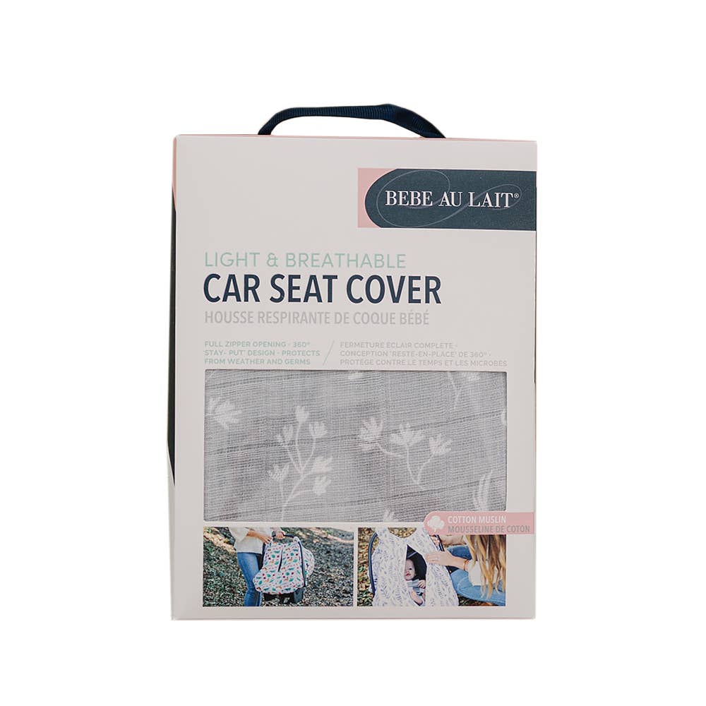 Prairie Cotton Muslin Car Seat Cover