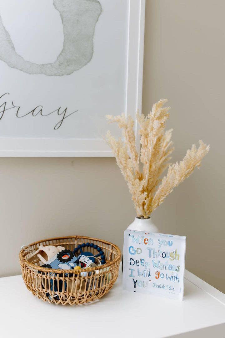 Acrylic Block - Isaiah 43:2