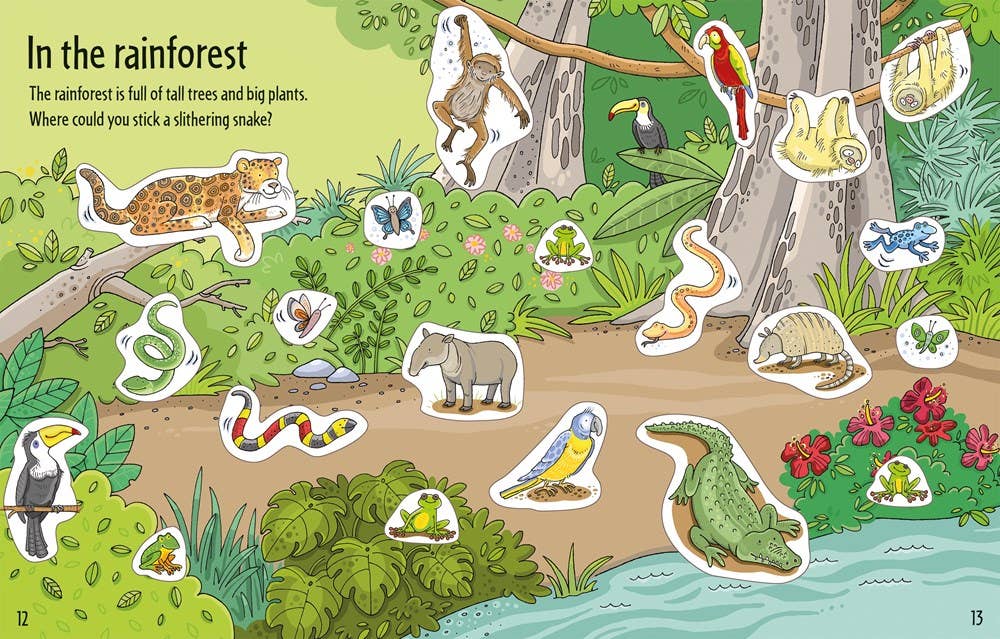 First Sticker Book Animals