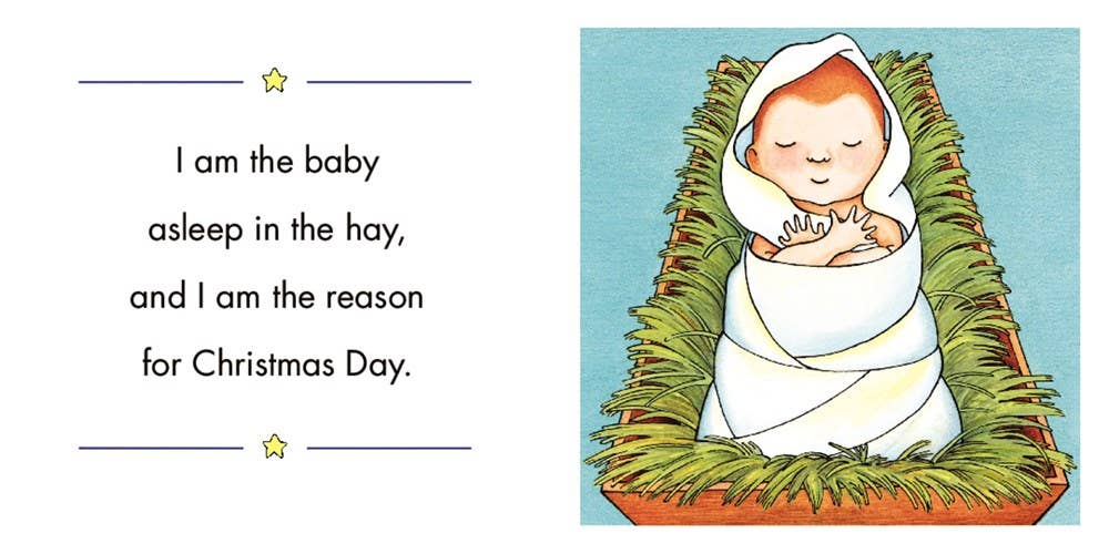Christmas in the Manger Padded Board Book