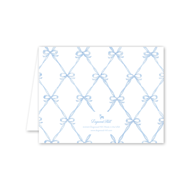 Rattle and Bow Blue