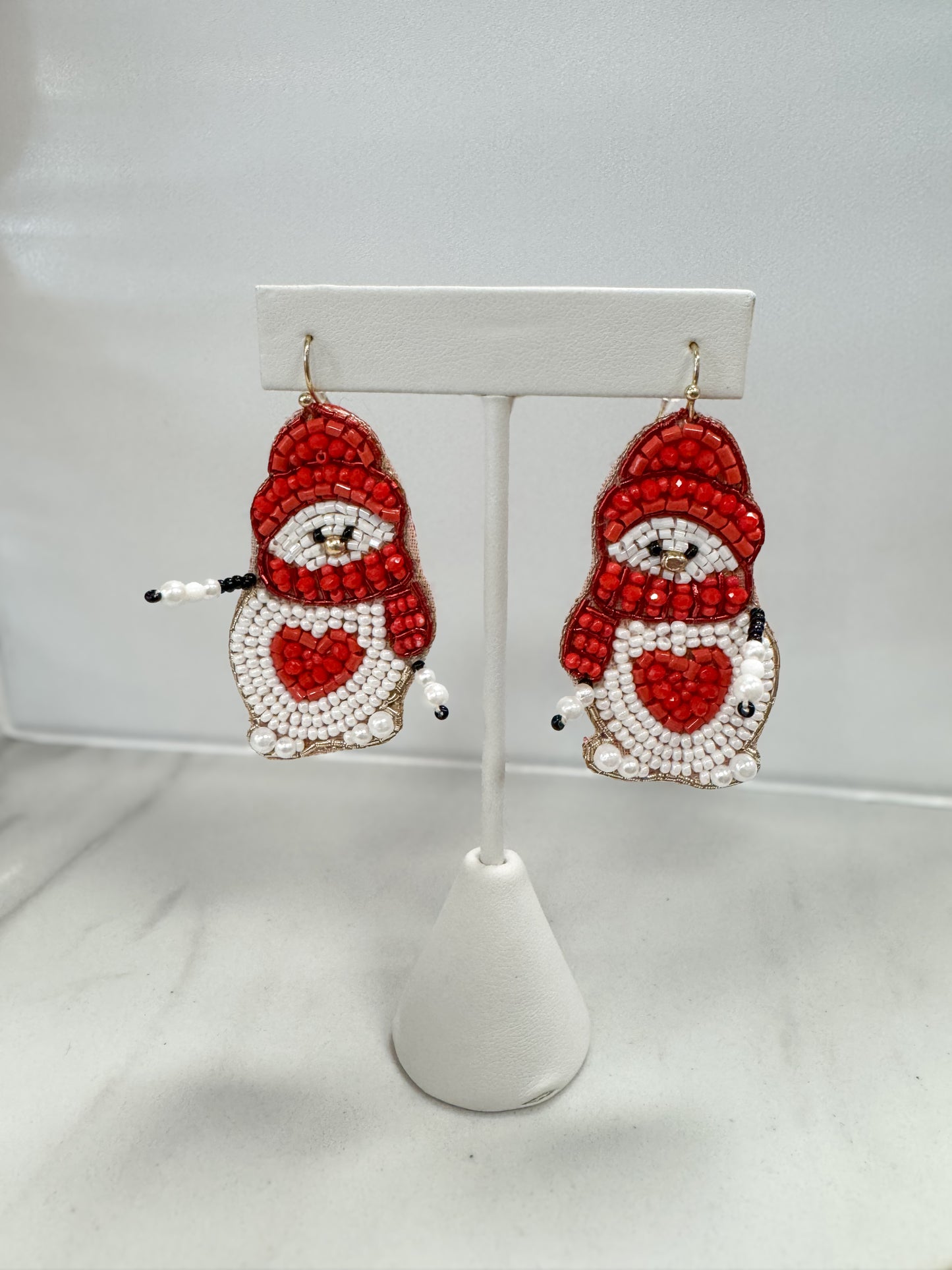 Christmas Earrings Snowman