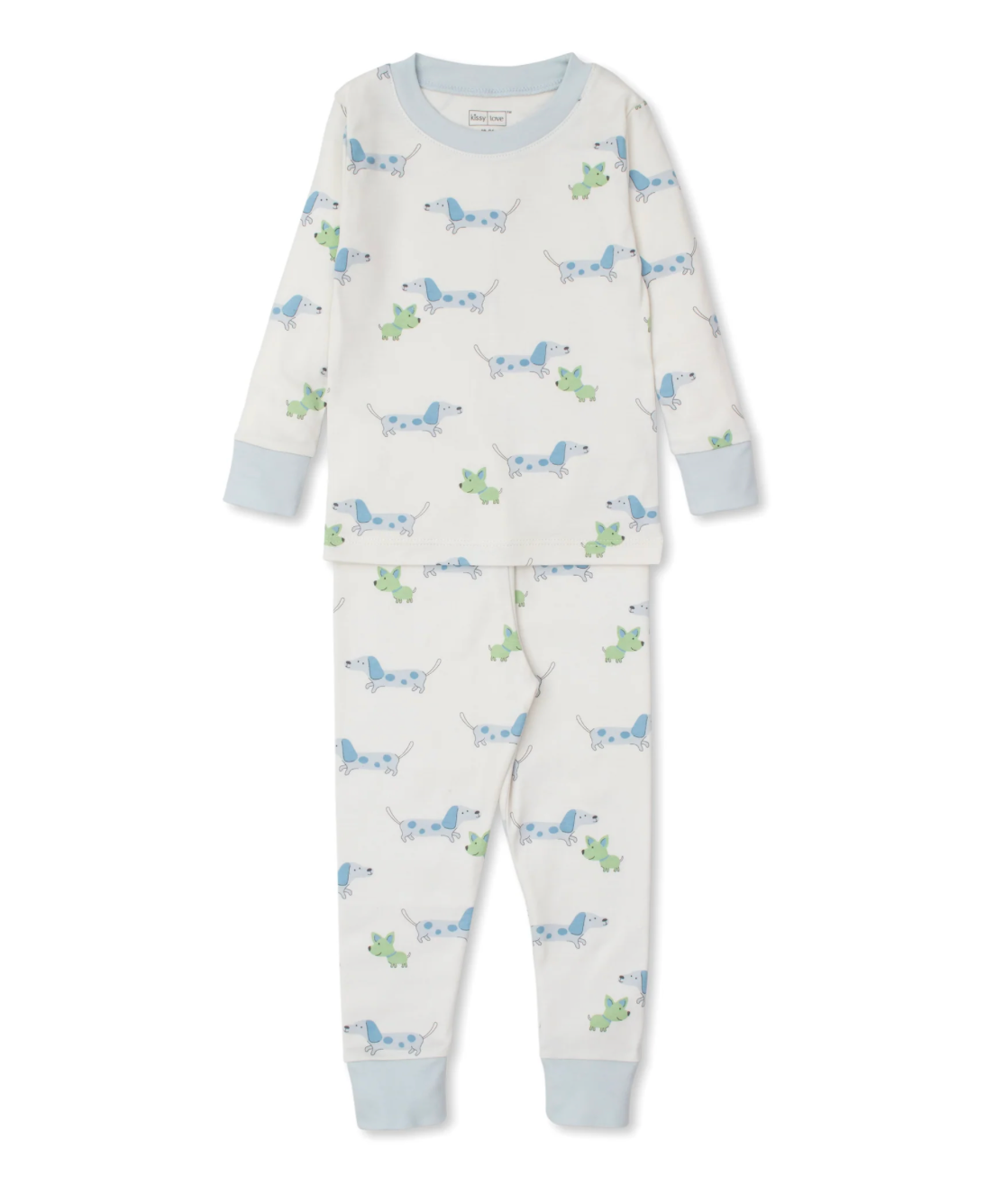 Kissy Kissy Puppy Fun Pajama Set - Blue