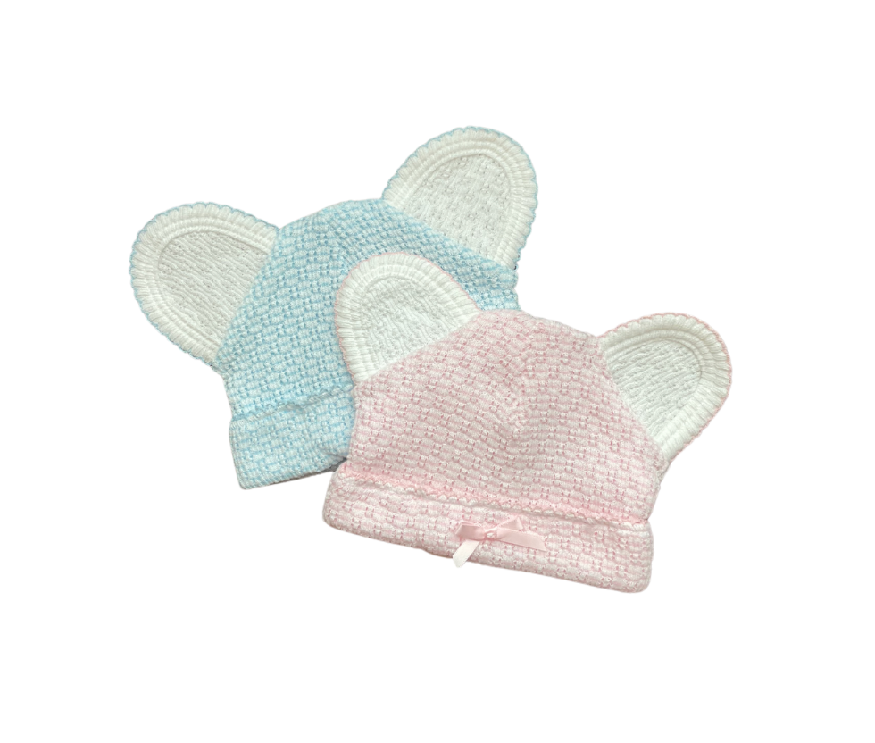 Paty Bear Cap - Pink or Blue