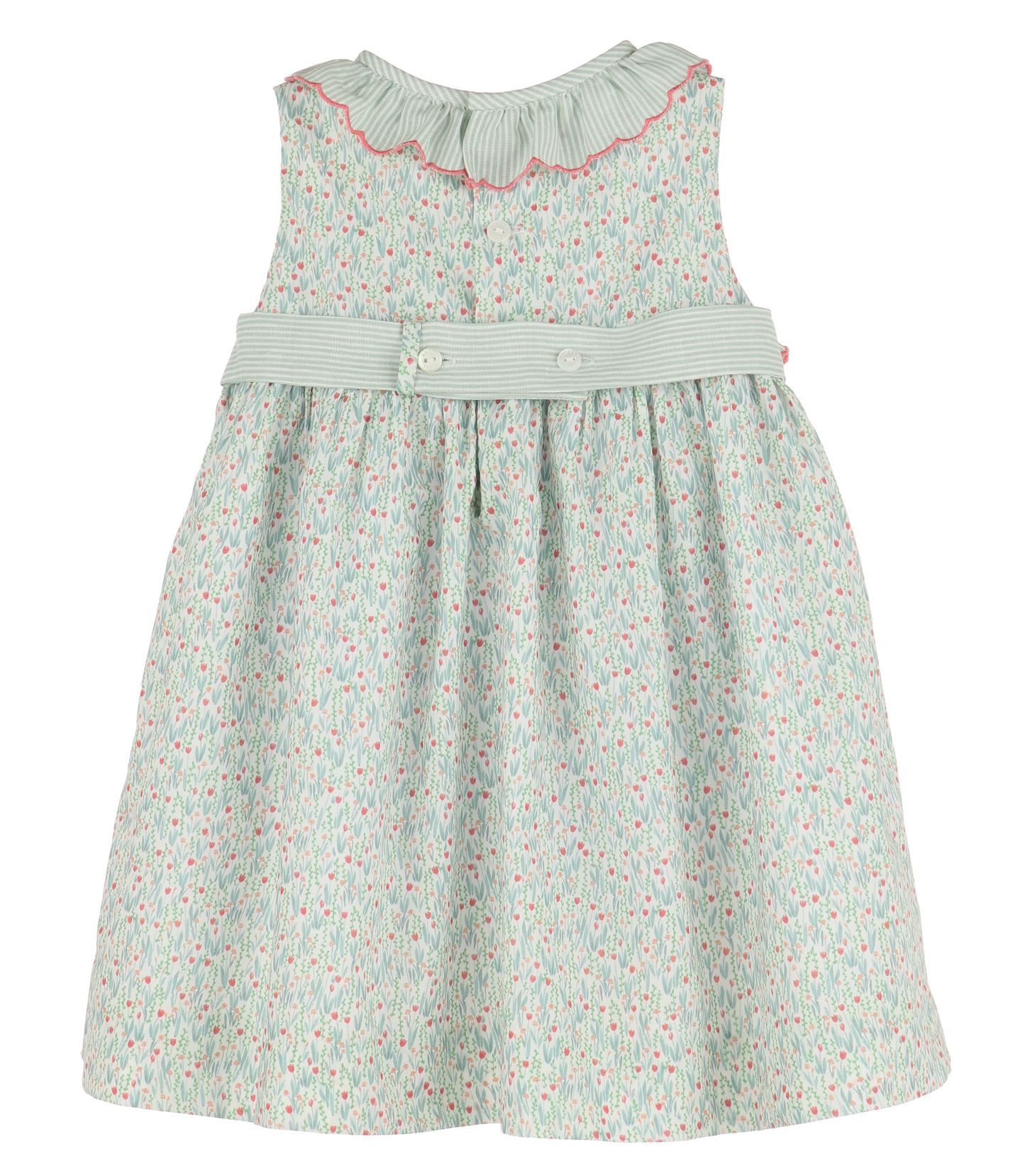Tiny Tulips Smock Dress