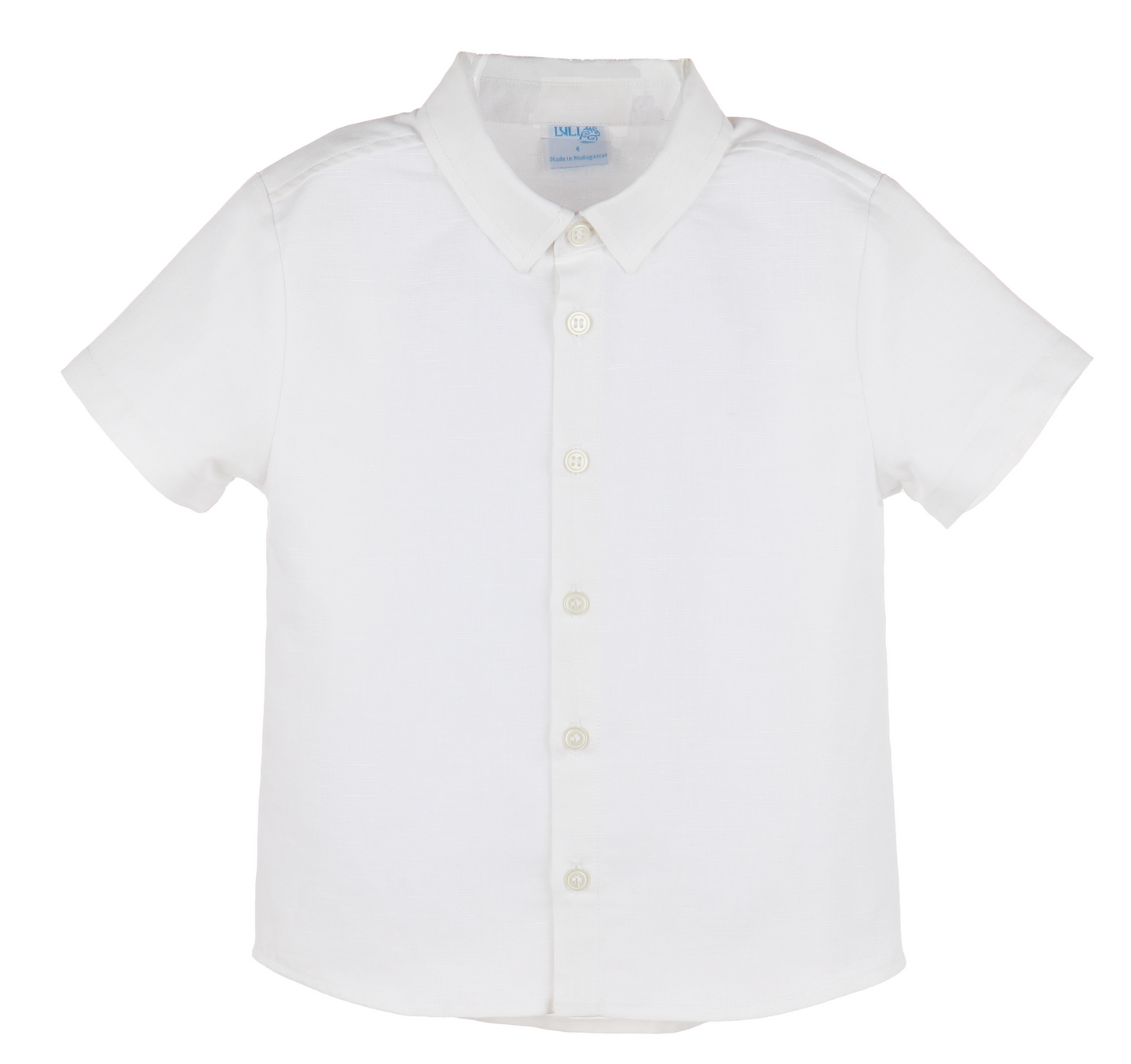 Linen Sandstone Big Boy Shirt and Short Set