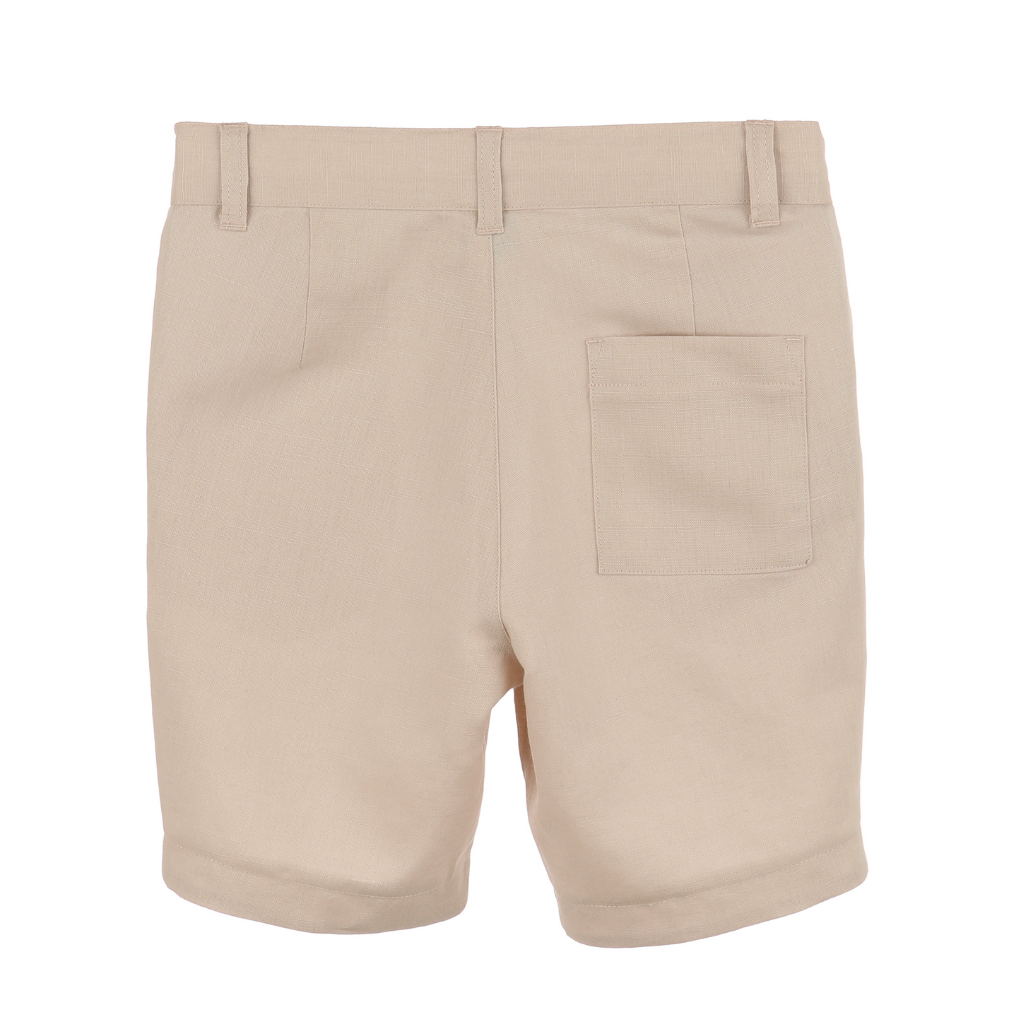 Linen Sandstone Big Boy Shirt and Short Set