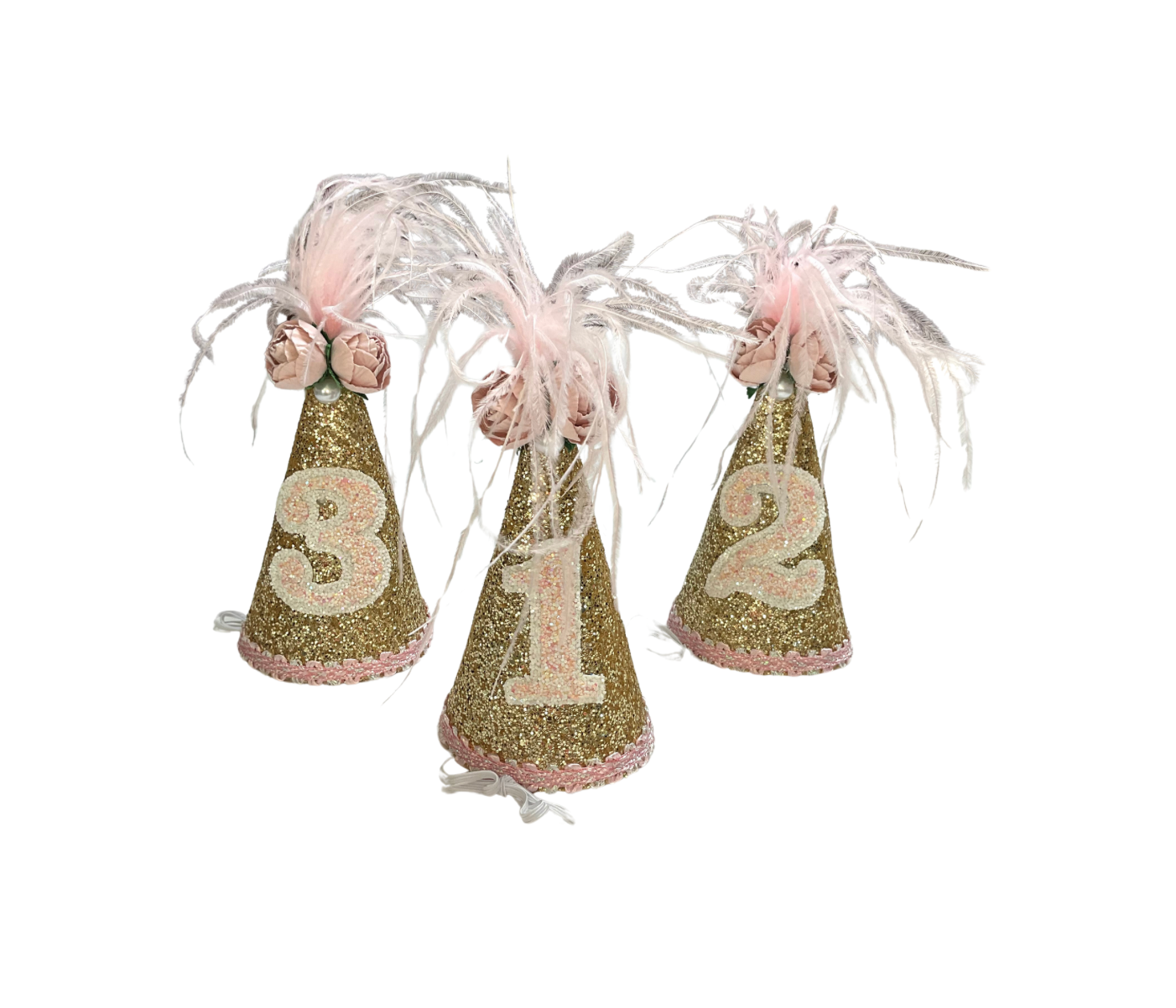 Gold/ Pink Party Hat