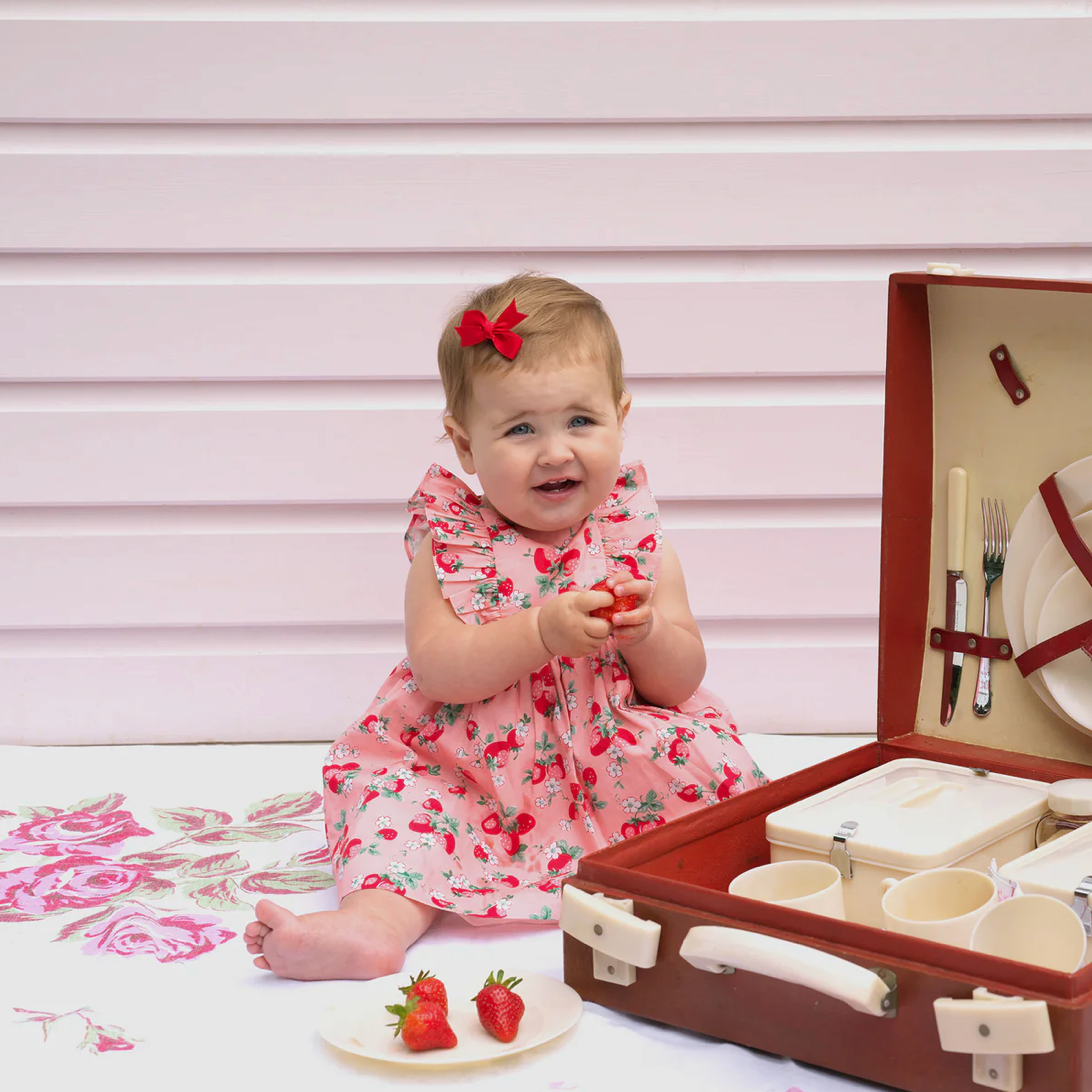 Strawberry Sundress & Bloomers