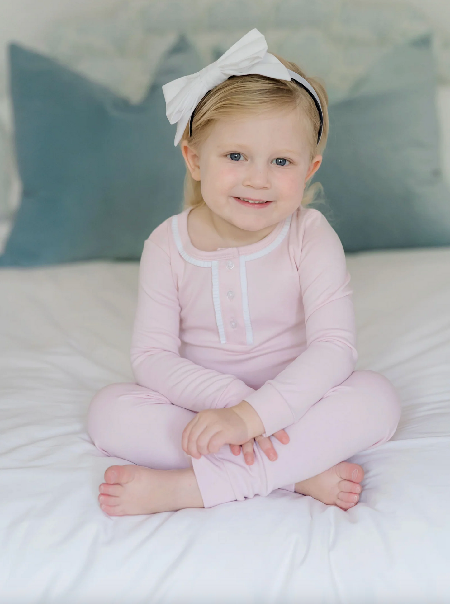 Lila and Hayes Light Pink Pajama Set