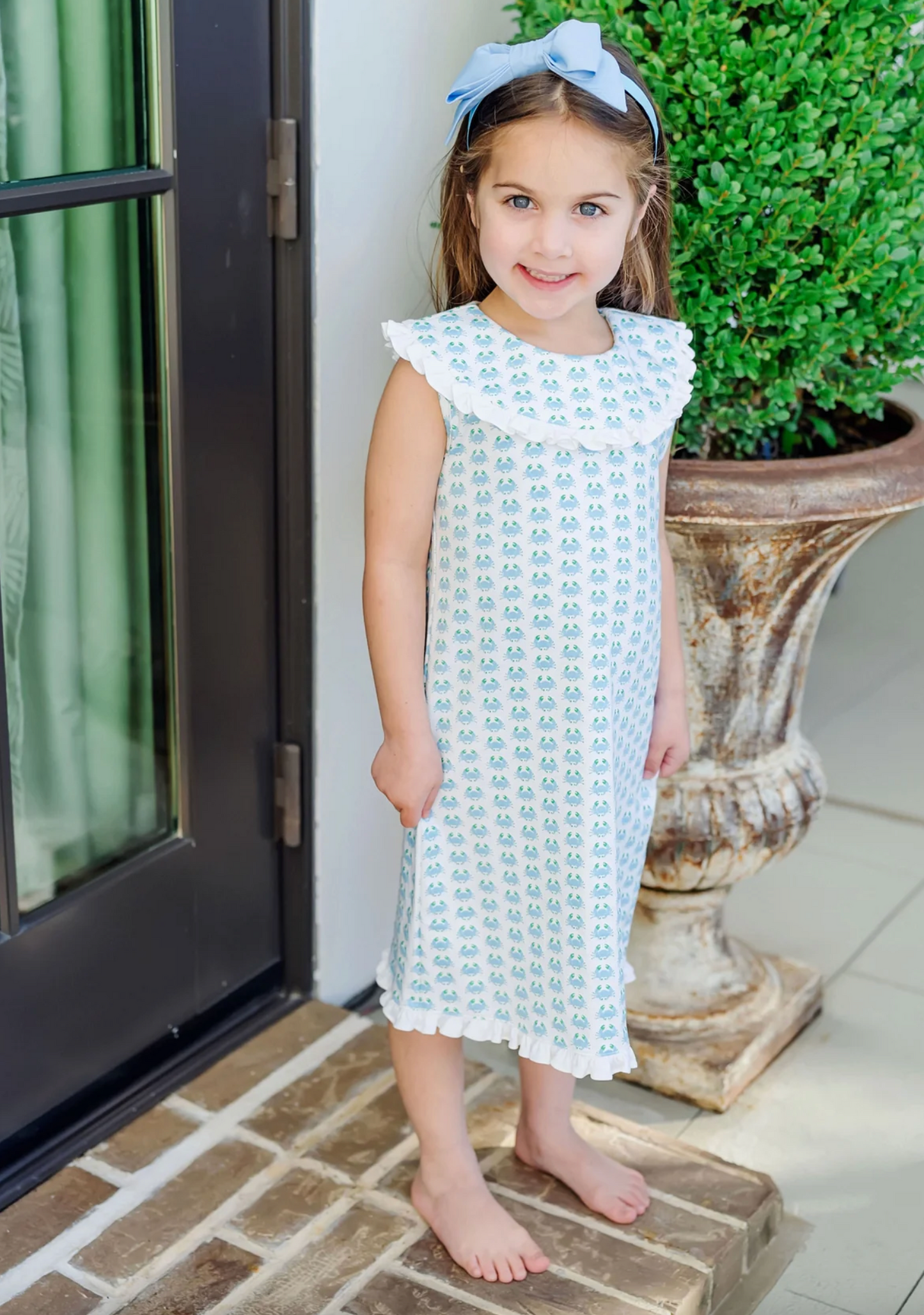 Lila and Hayes Cool Crabs Maris Dress