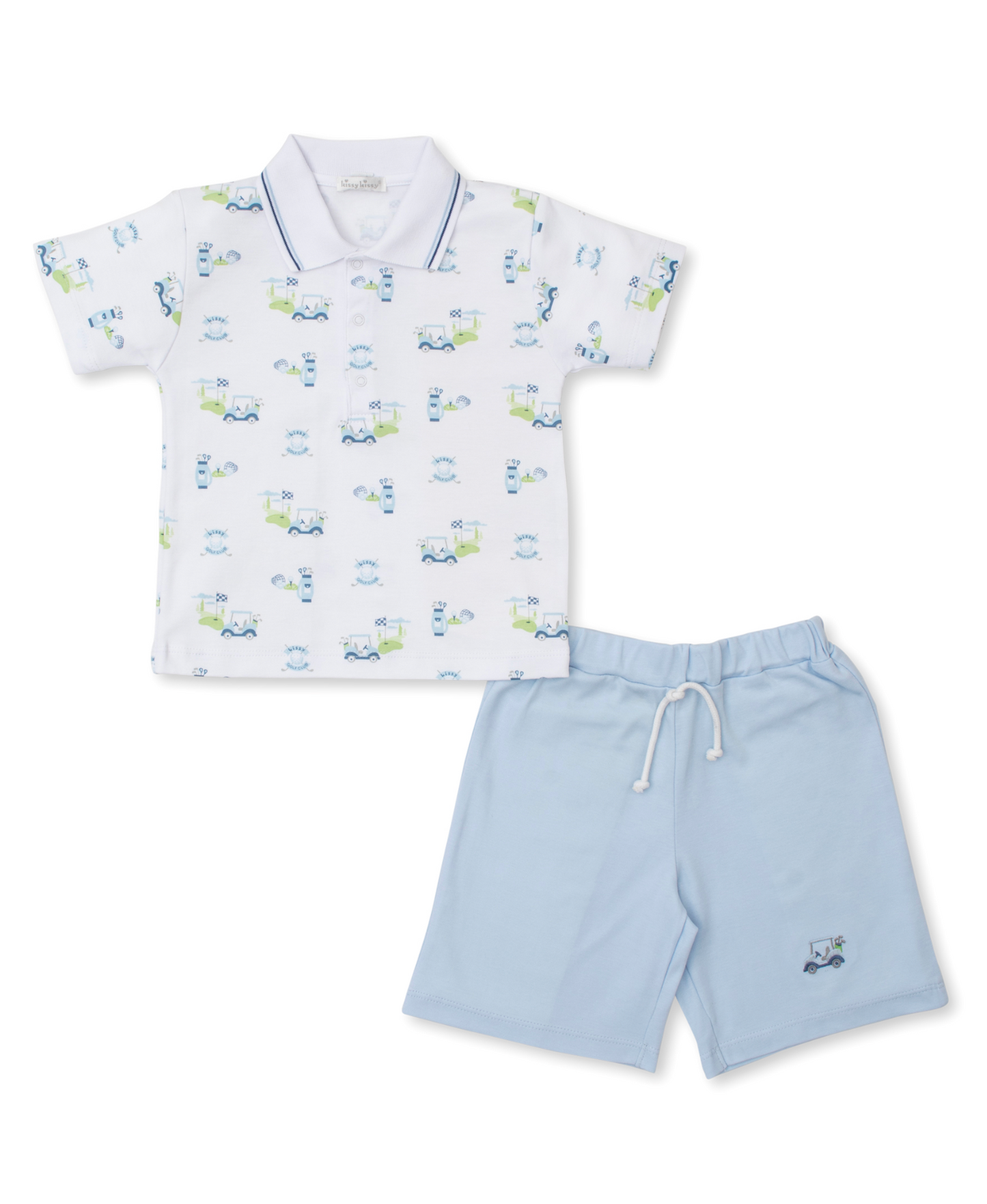 Kissy Kissy Golf Club Blue Bermuda Set