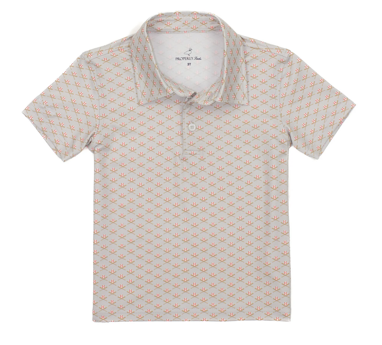 Boys Inlet Polo Baseball Shield