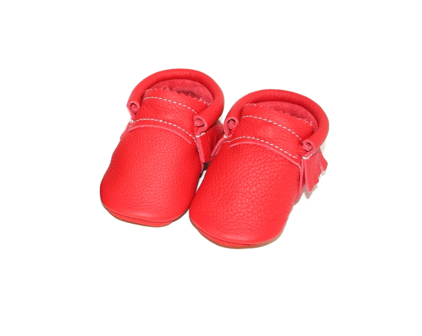 Red Baby Moccasins