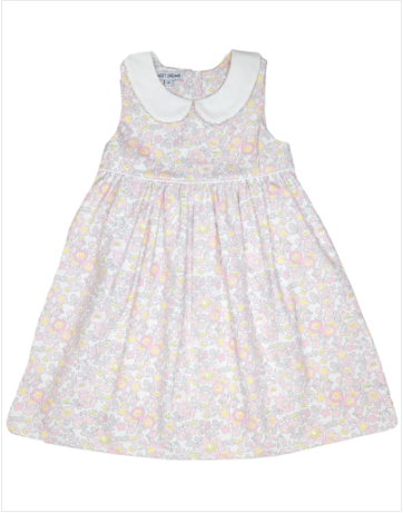 Melody Pink Flower Print Dress