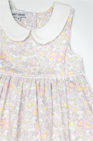 Melody Pink Flower Print Dress