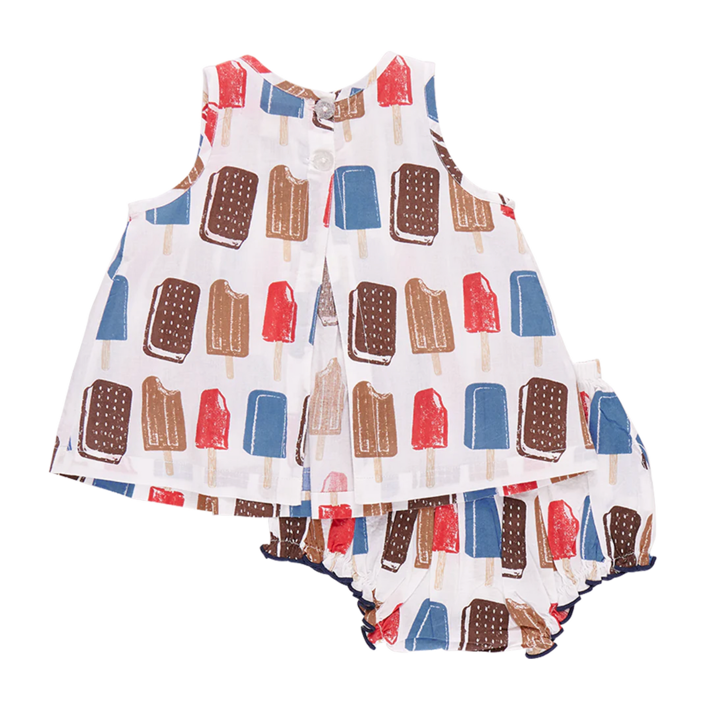Pink Chicken Popsicles Baby Girls Jaipur Set