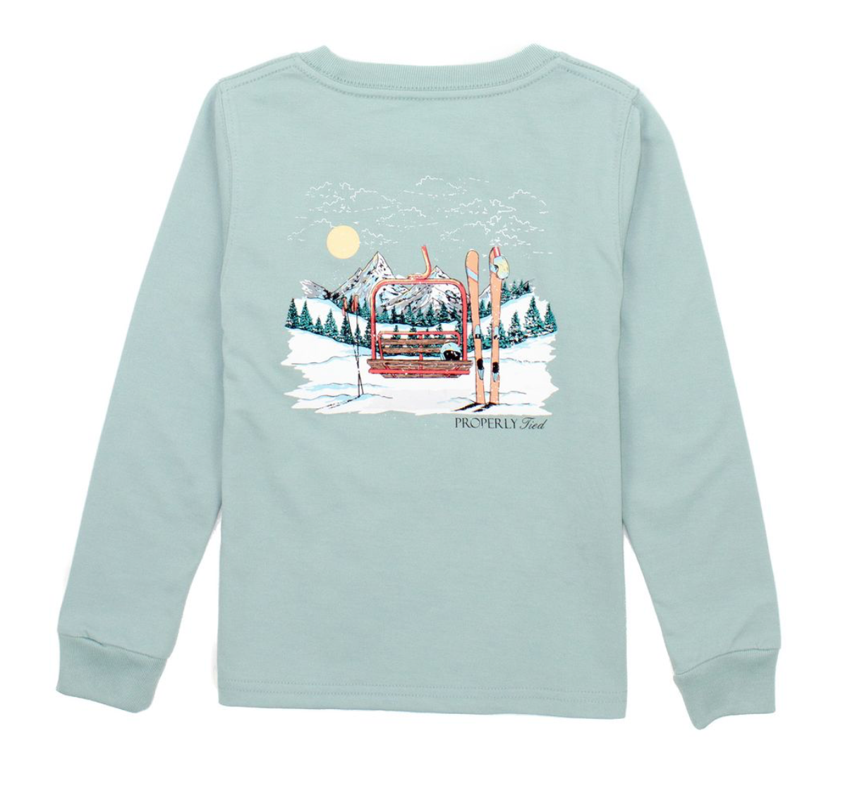 Properly Tied Boys Ski Lift Long Sleeve