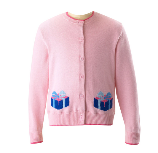 Rachel Riley Gift Intarsia Cardigan