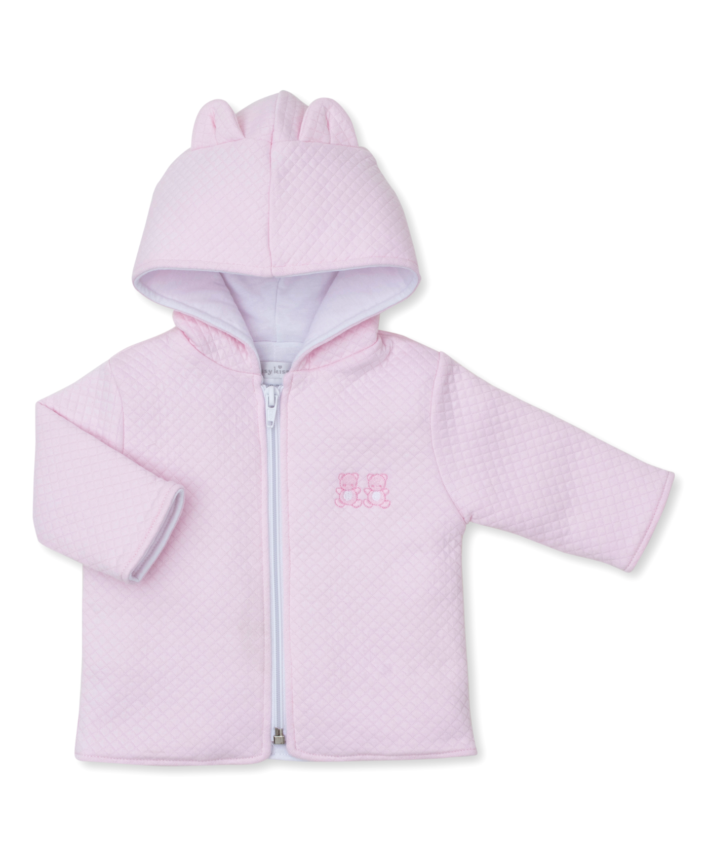 Kissy Kissy Pink Jacquard Padded Jacket