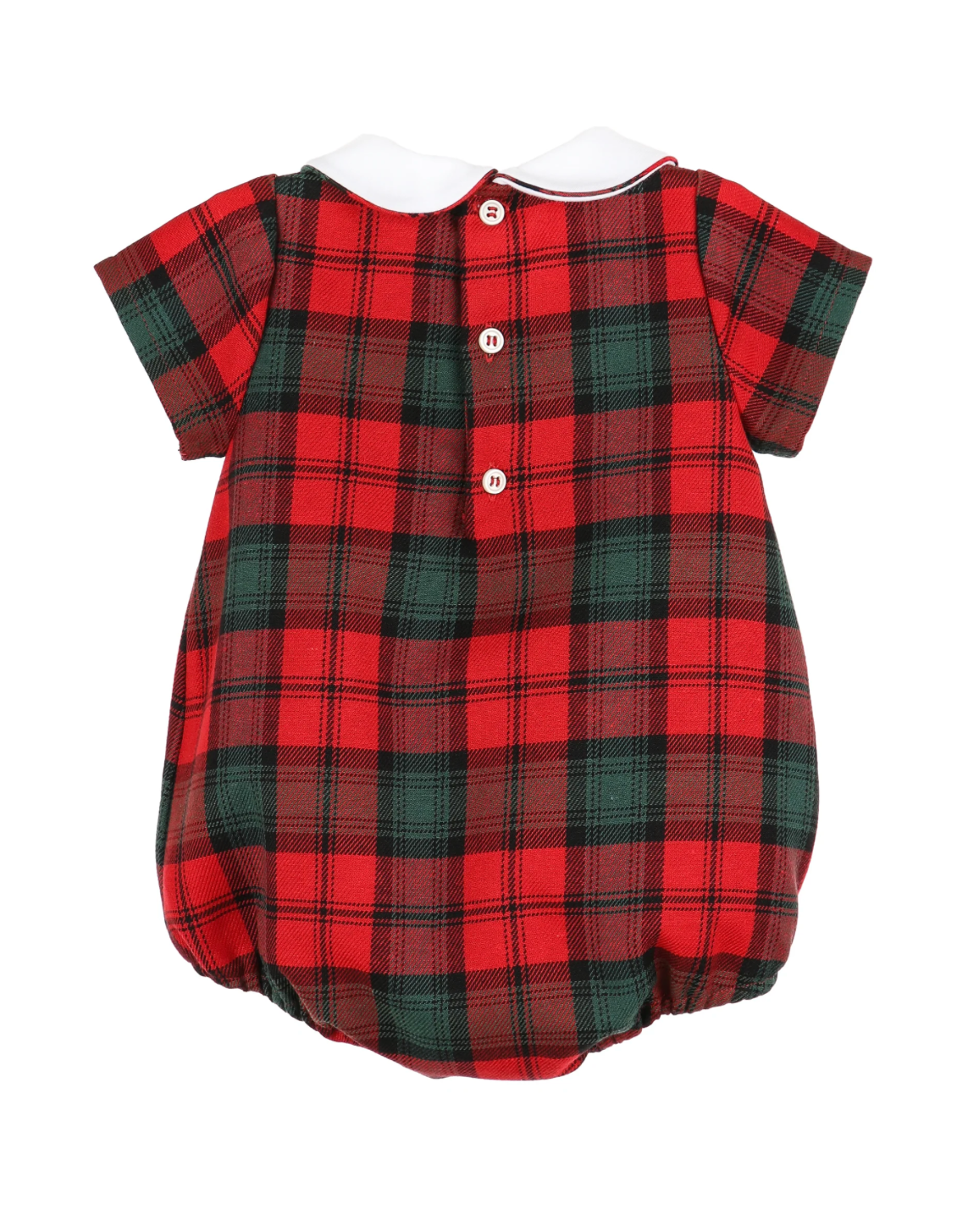 Red and Green Tartan Tidings Bubble