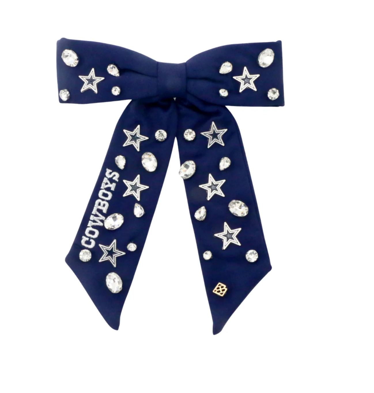 Dallas Cowboys Navy Bow Barrette