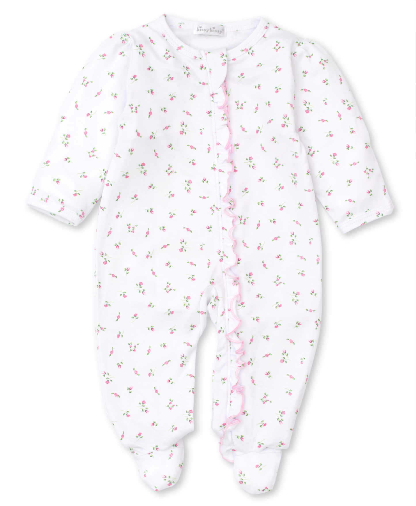 Kissy Kissy Garden Rose Ruffle Footie