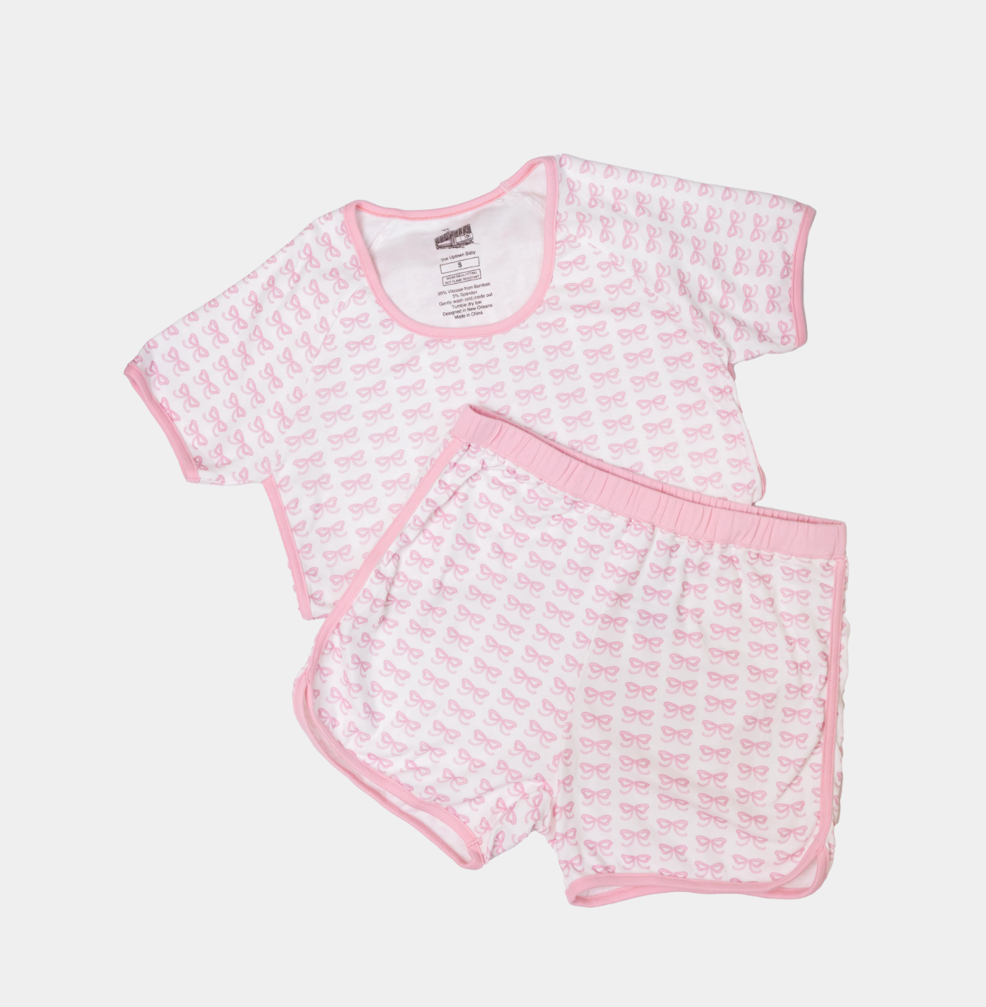 Uptown Baby Matching Mama PJ's- Bows