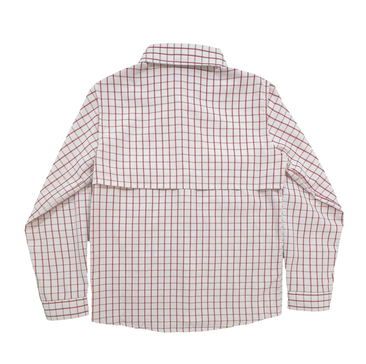 Flagler Fishing Shirt - White/Red Plaid