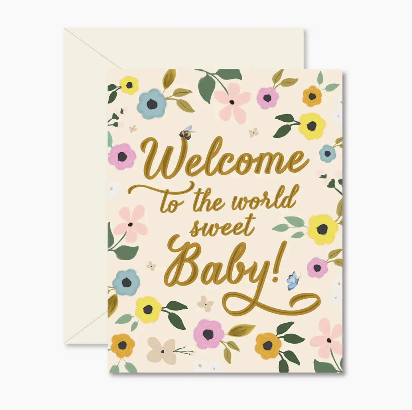 Welcome Sweet Baby Greeting Card