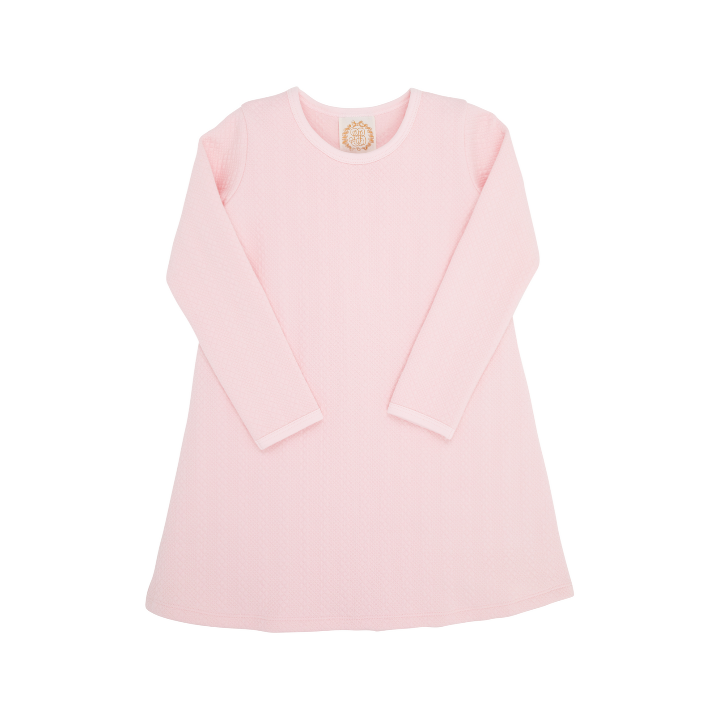 Long Sleeve Polly Play Dress - Palm Beach Pink