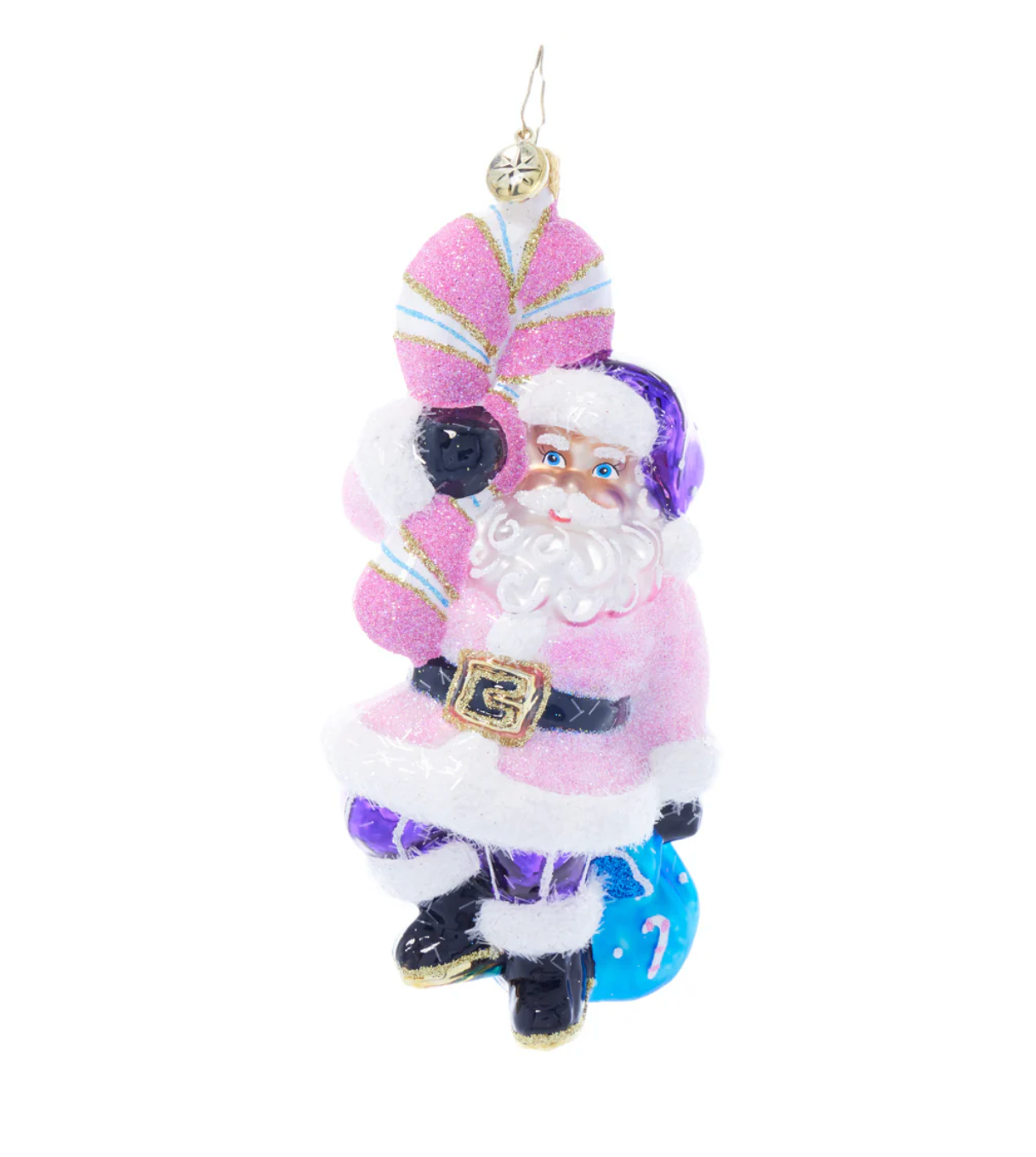 Candy Coated Claus Ornament