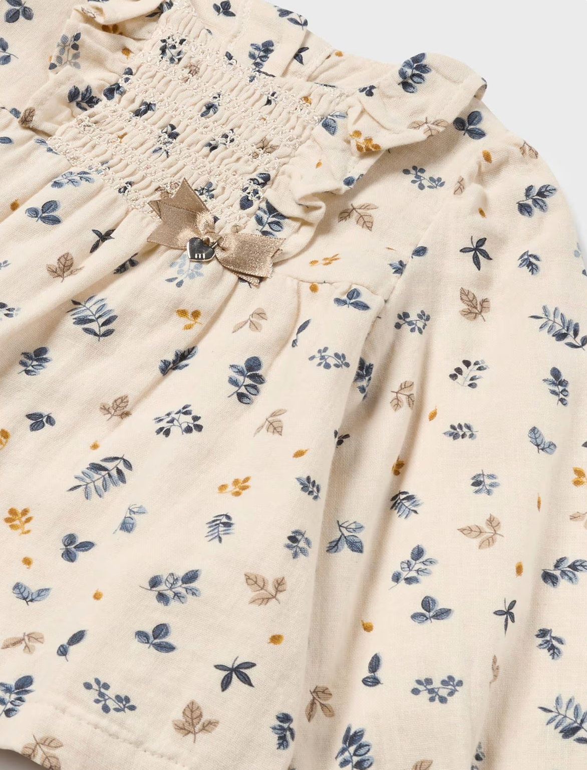 Fall Print Chiffon Blouse