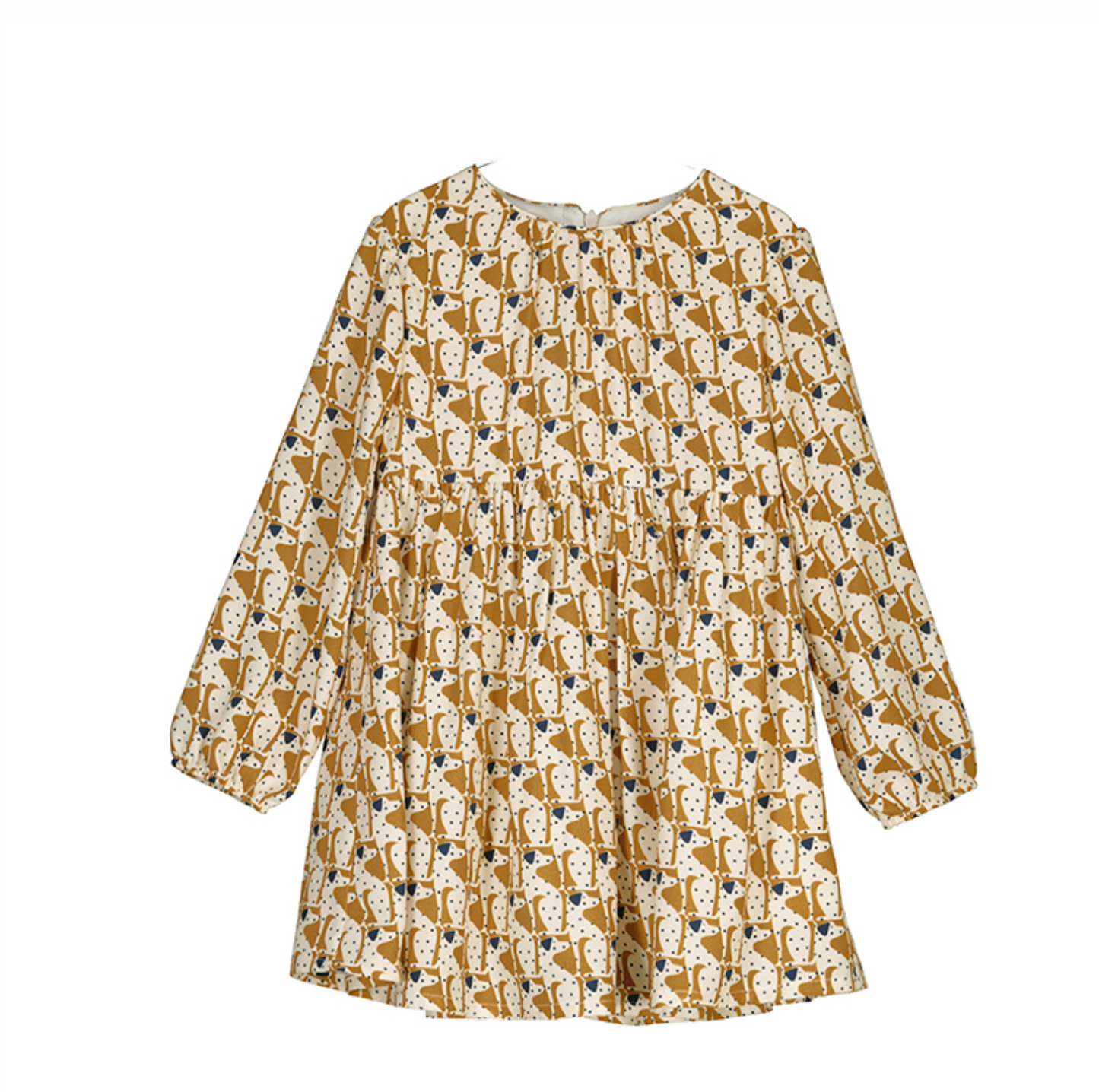 Puppy Print Flowy Dress