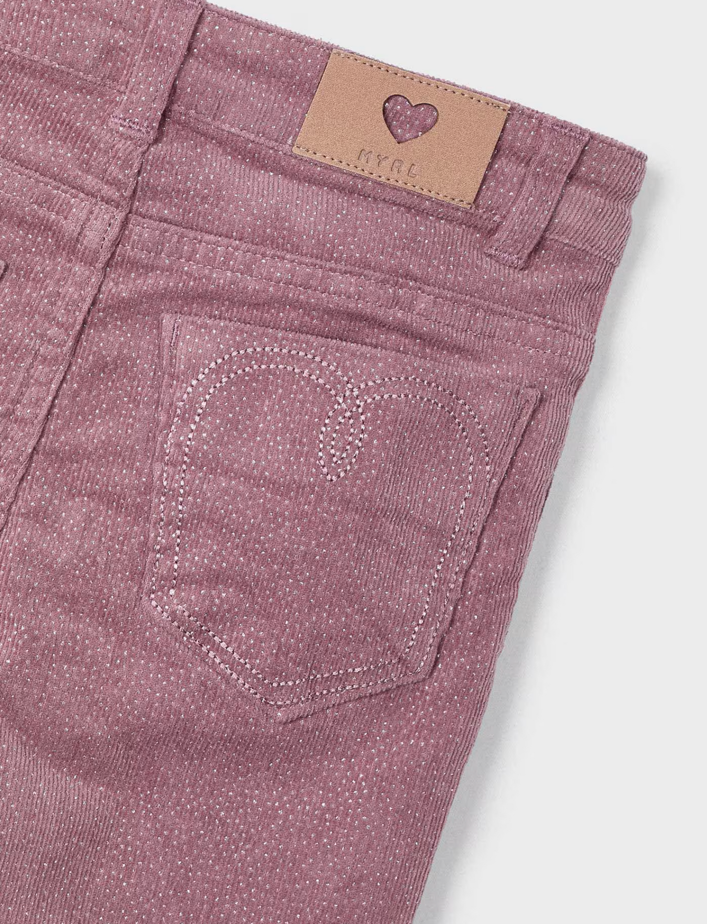 Girls Sparkly Corduroy Jeans