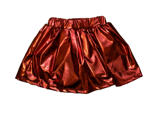 Belle Cher Metallic Kid Skort - Multiple Color Options
