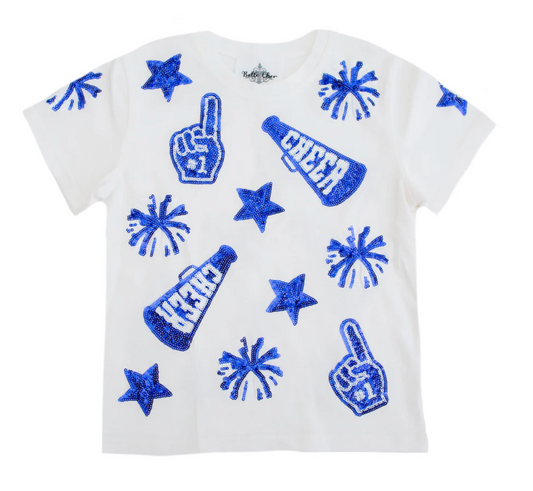 Royal Blue Cheer Shirt