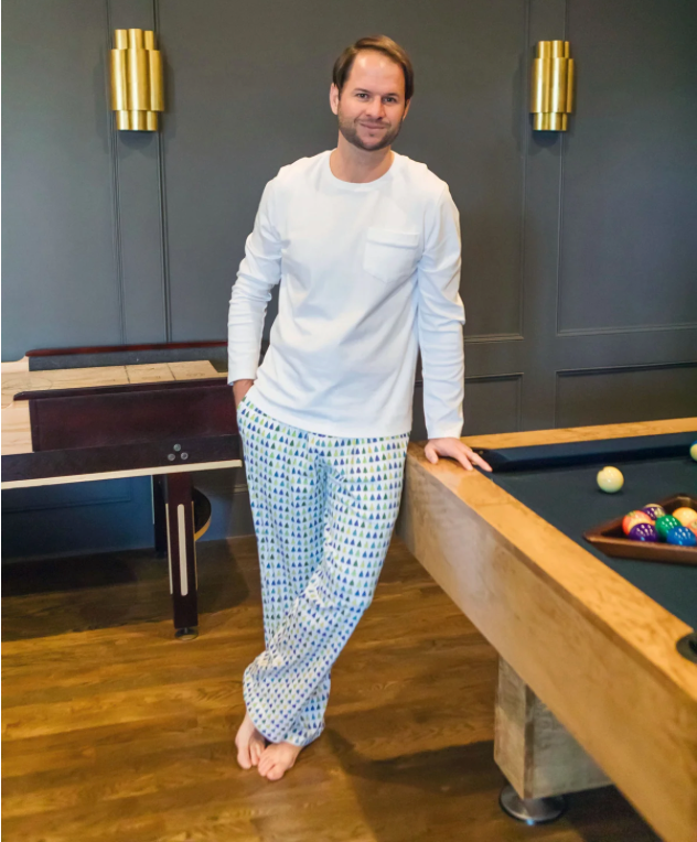 Lila and Hayes Brent Cool Tree Pajama Pant
