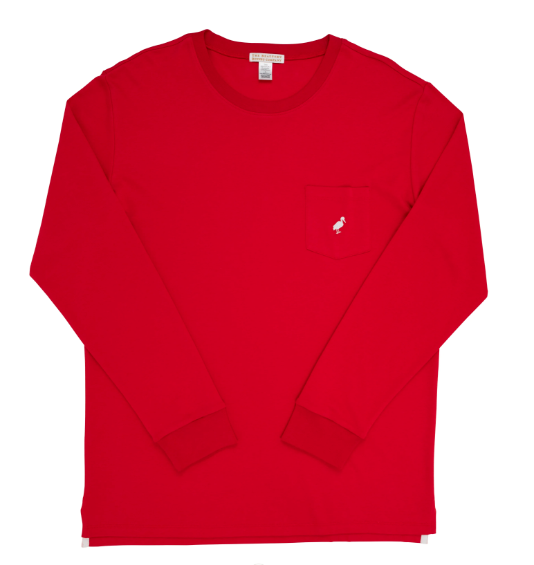 Long Sleeve Carter Crewneck (Men's) - Richmond Red