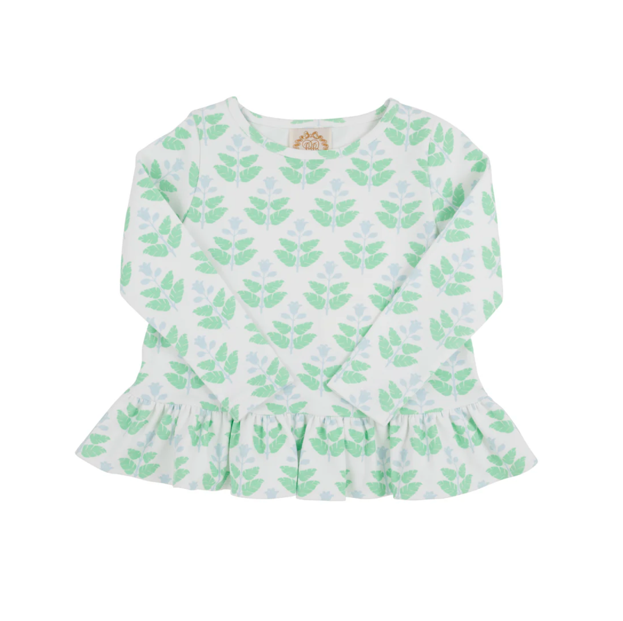 Long Sleeve Love You Back Top - Hanover Hand Block