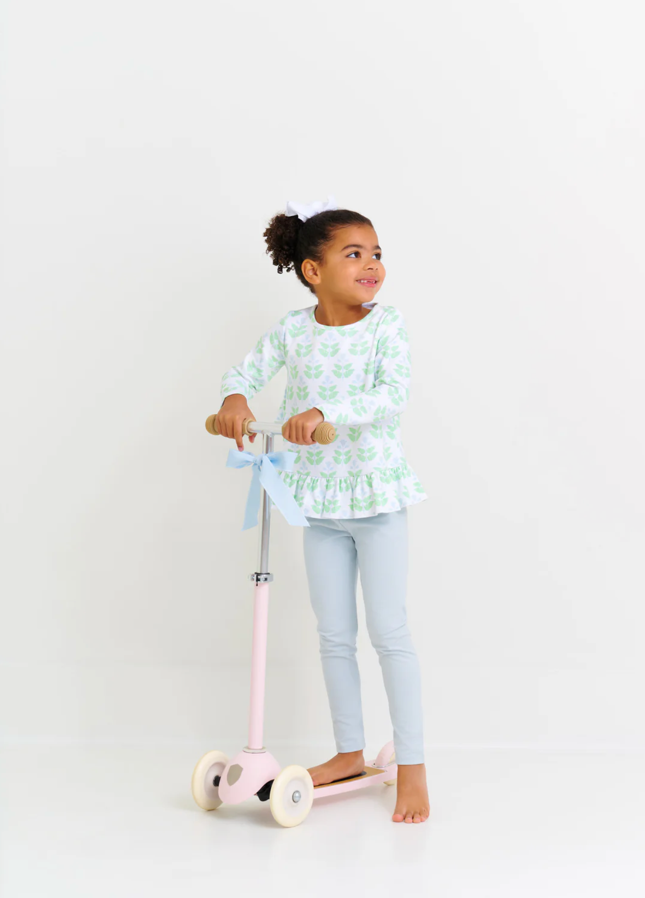 Long Sleeve Love You Back Top - Hanover Hand Block