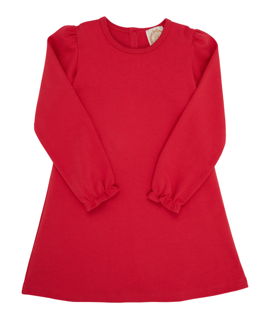 Sadie Sweatshirt Dress - Richmond Red