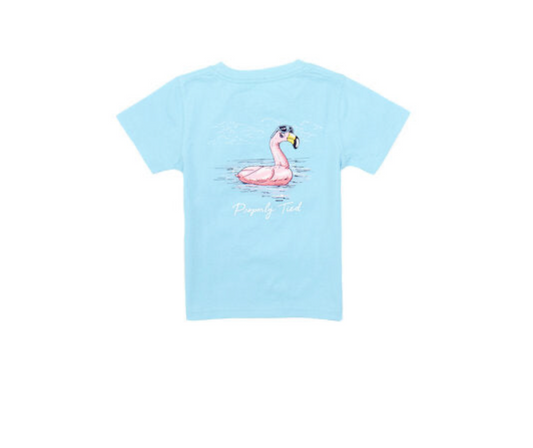 Flamingo Float SS Aqua
