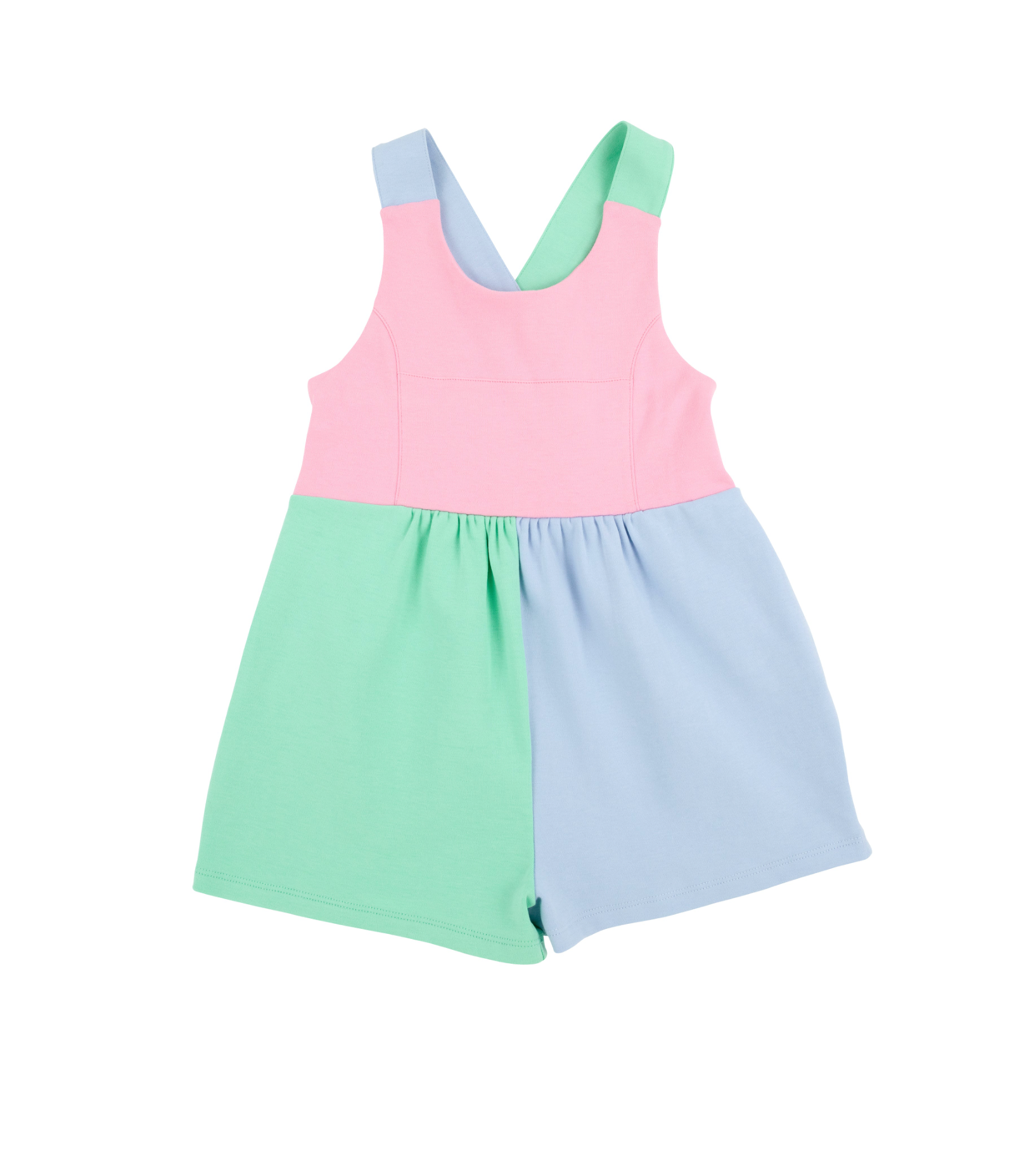 Reagan Romper Hamptons Hot Pink, Beale Street Blue, and Grace