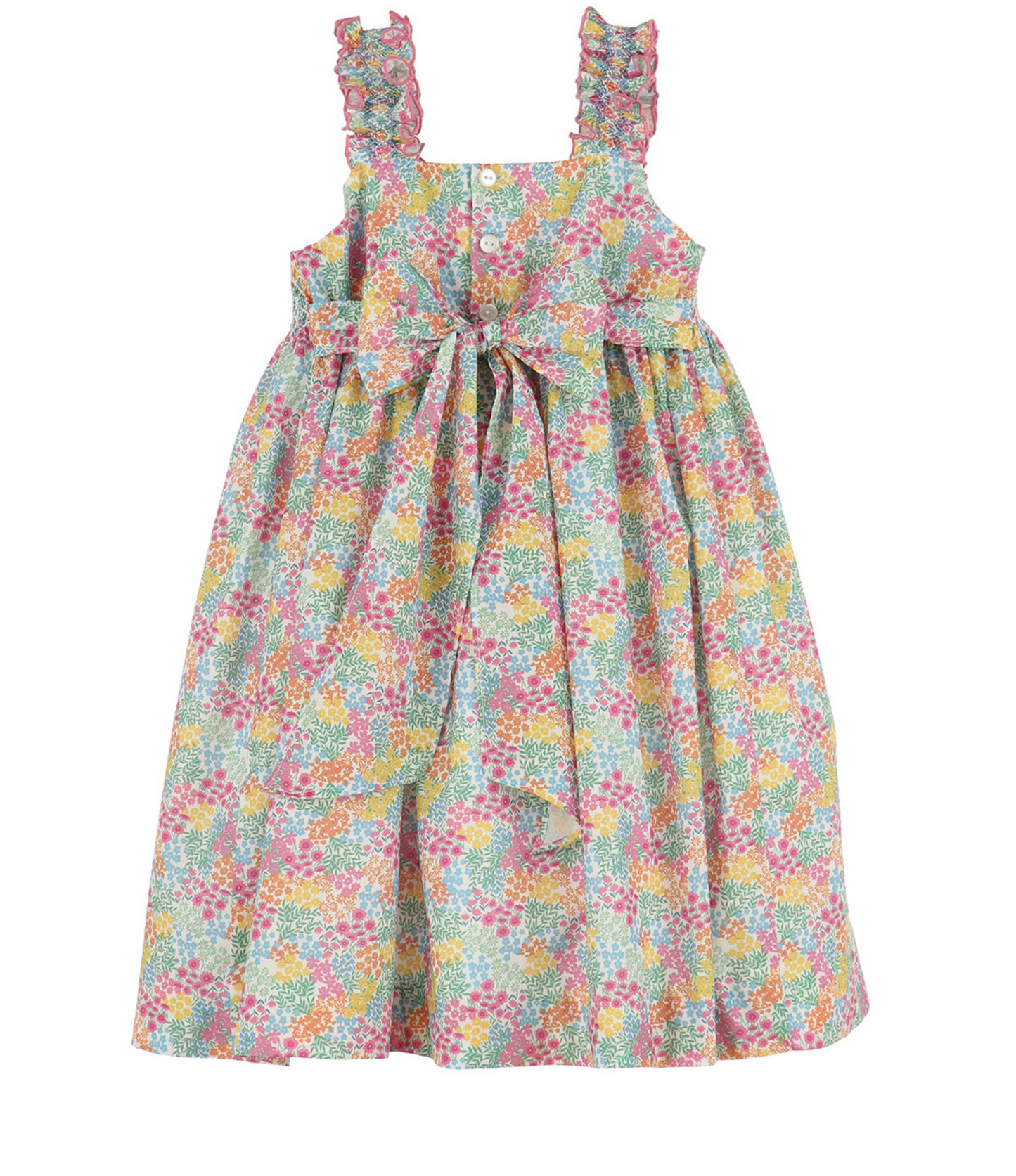 Floral Jamboree Smock Dress