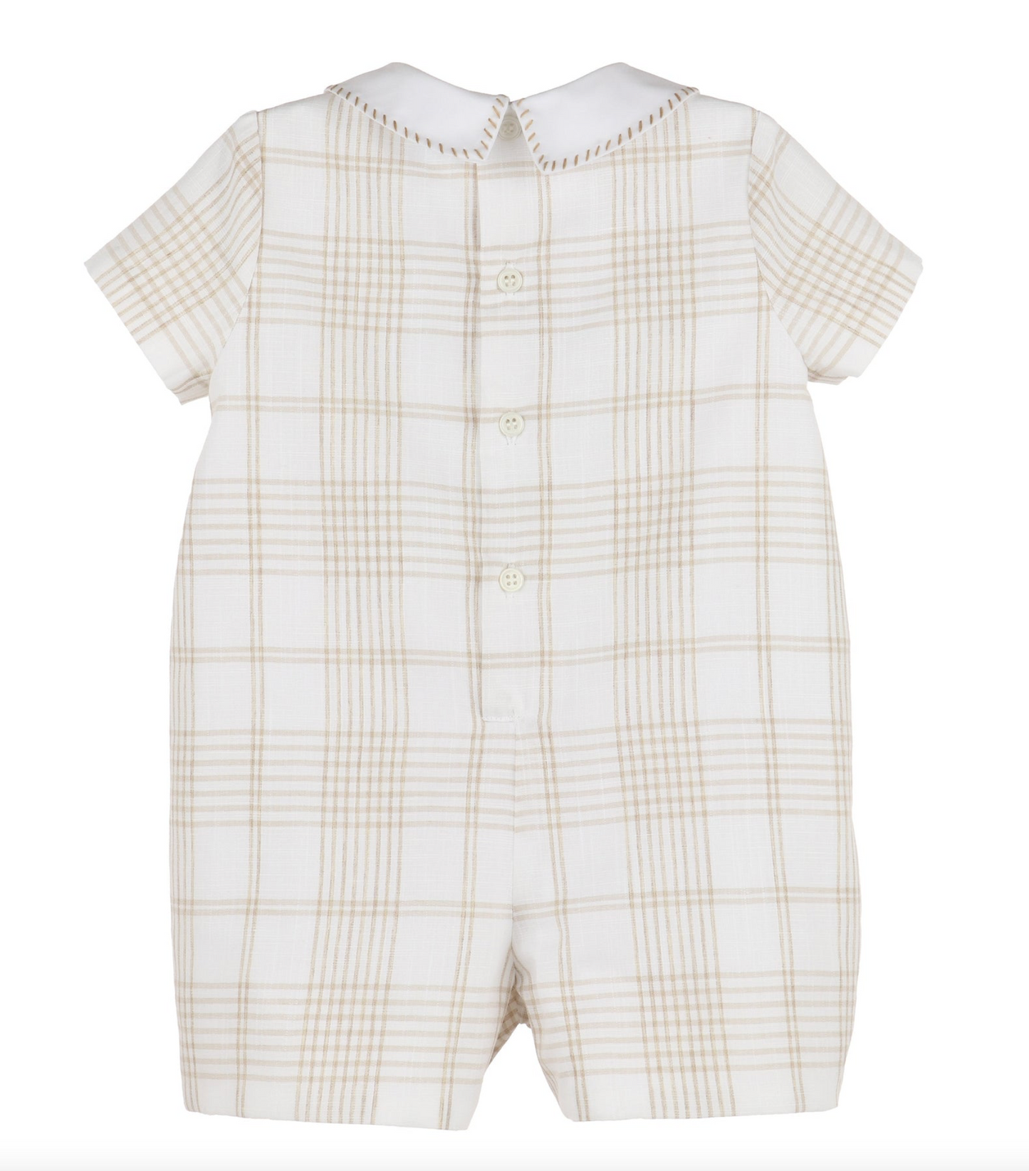 Plaid Baby Boy Romper